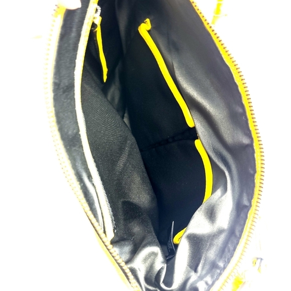 Tahari Yellow Leather Shoulder Bag - Picture 8 of 8